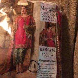 Indian Pakistani 3 Piece Salwar Kameez Unstitched